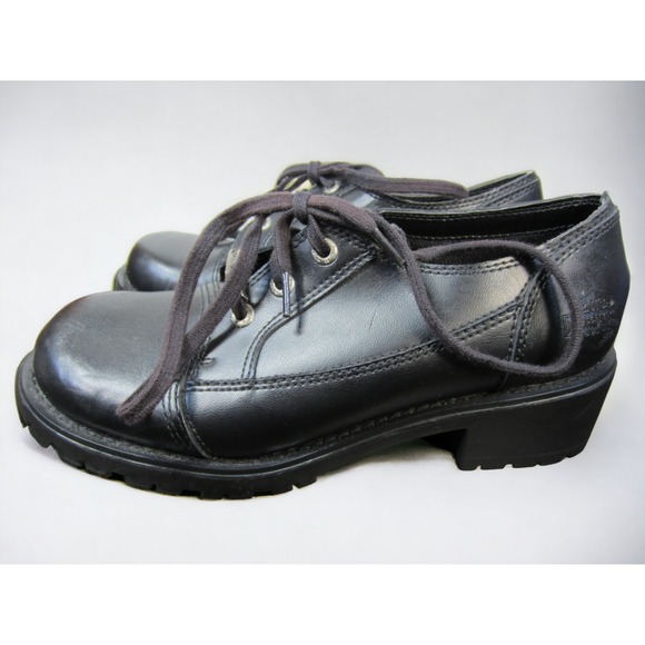 Harley Davidson‎ Chunky Sole Lace Shoes Women's Size 6.5 - Picture 3 of 11